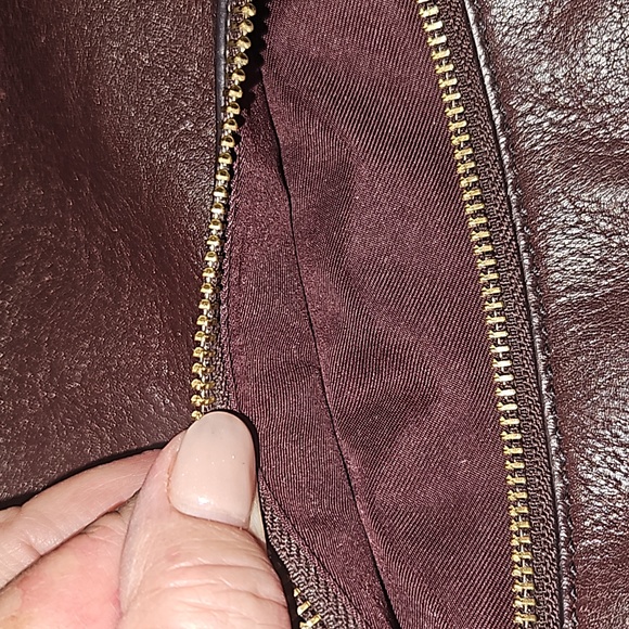 Fossil Kinley  Brown Leather Crossbody Shoulder Bag - Picture 9 of 12